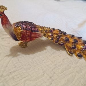 peacock accessory holder